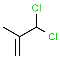 ChemSpider 2D Image | 3,3-Dichloro-2-methyl-1-propene | C4H6Cl2