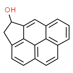 ChemSpider 2D Image | 3,4-Dihydrocyclopenta(cd)pyren-4-ol | C18H12O
