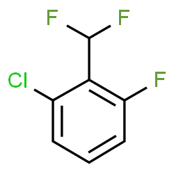 ChemSpider 2D Image | 1-Chloro-2-(difluoromethyl)-3-fluorobenzene | C7H4ClF3