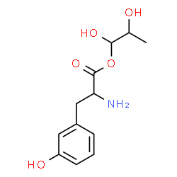 ChemSpider 2D Image | 1,2-Dihydroxypropyl 3-hydroxyphenylalaninate | C12H17NO5
