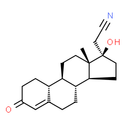 ChemSpider 2D Image | 17alpha-Cyanomethyl-19-nortestosterone | C20H27NO2