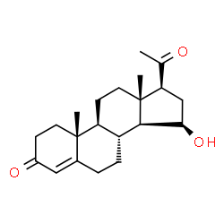 ChemSpider 2D Image | 15beta-hydroxyprogesterone | C21H30O3