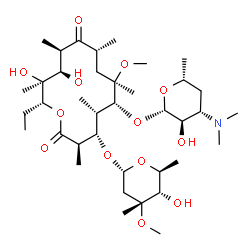 ChemSpider 2D Image | Clarithromycin | C38H69NO13