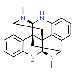 ChemSpider 2D Image | CALYCANTHINE | C22H26N4