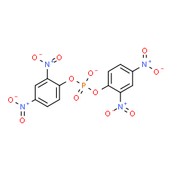 ChemSpider 2D Image | Bis(2,4-dinitrophenyl) phosphate | C12H6N4O12P