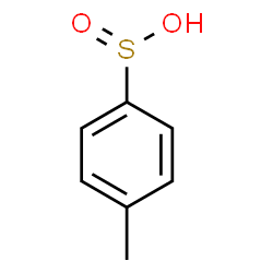 ChemSpider 2D Image | 4-toluenesulfinic acid | C7H8O2S