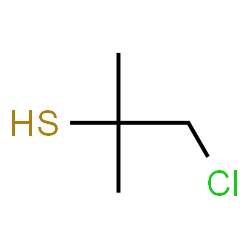 ChemSpider 2D Image | 1-Chloro-2-methyl-2-propanethiol | C4H9ClS