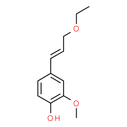 ChemSpider 2D Image | 4-((E)-3-ethoxyprop-1-enyl)-2-methoxyphenol | C12H16O3
