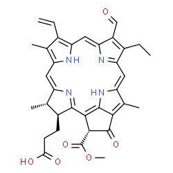 ChemSpider 2D Image | pheophorbide b | C35H34N4O6