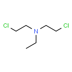 ChemSpider 2D Image | BIS(2-CHLOROETHYL)ETHYLAMINE | C6H13Cl2N