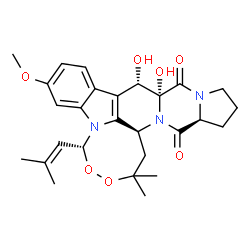 ChemSpider 2D Image | Verruculogen | C27H33N3O7