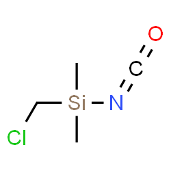 ChemSpider 2D Image | (Chloromethyl)(isocyanato)dimethylsilane | C4H8ClNOSi