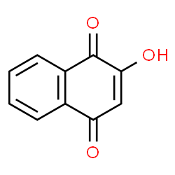 ChemSpider 2D Image | lawsone | C10H6O3