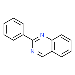ChemSpider 2D Image | 2-Phenylquinazoline | C14H10N2