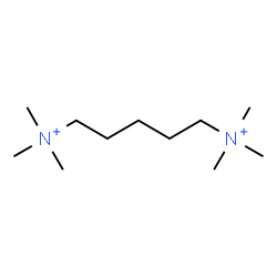 ChemSpider 2D Image | N,N,N,N',N',N'-Hexamethyl-1,5-pentanediaminium | C11H28N2
