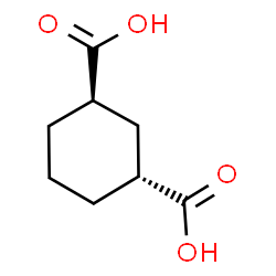 ChemSpider 2D Image | TRANS-1,3-cyclohexanedicarboxylic acid | C8H12O4