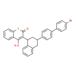 ChemSpider 2D Image | Difethialone | C31H23BrO2S
