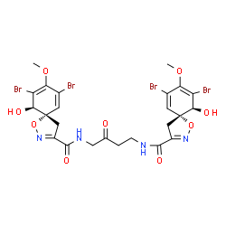 ChemSpider 2D Image | 11-oxoaerothionin | C24H24Br4N4O9