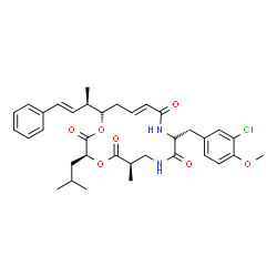ChemSpider 2D Image | cryptophycin-3 | C35H43ClN2O7