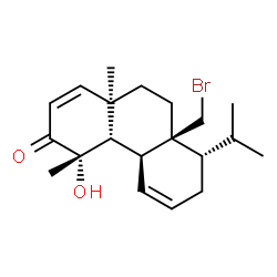 ChemSpider 2D Image | Sphaerococcenol A | C20H29BrO2