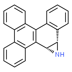 ChemSpider 2D Image | (1aS,13cR)-1a,13c-Dihydro-1H-benzo[11,12]chryseno[5,6-b]azirene | C22H15N