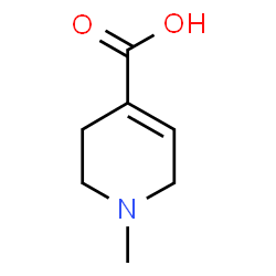 ChemSpider 2D Image | 1-Methyl-1,2,3,6-tetrahydro-4-pyridinecarboxylic acid | C7H11NO2