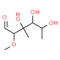 ChemSpider 2D Image | 6-Deoxy-3-C-methyl-2-O-methylhexose | C8H16O5