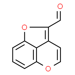 ChemSpider 2D Image | Furo[4,3,2-de]chromene-2-carbaldehyde | C11H6O3