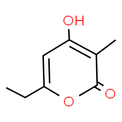 ChemSpider 2D Image | 6-Ethyl-4-hydroxy-3-methyl-2H-pyran-2-one | C8H10O3