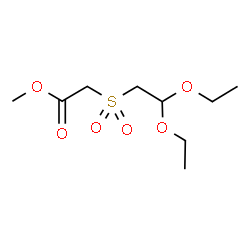 ChemSpider 2D Image | Methyl [(2,2-diethoxyethyl)sulfonyl]acetate | C9H18O6S