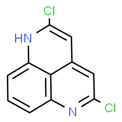 ChemSpider 2D Image | 2,5-Dichloro-1H-benzo[ij][2,7]naphthyridine | C11H6Cl2N2