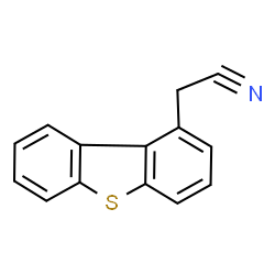 ChemSpider 2D Image | Dibenzo[b,d]thiophen-1-ylacetonitrile | C14H9NS