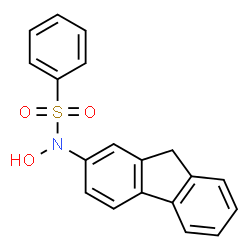 ChemSpider 2D Image | N-(9H-Fluoren-2-yl)-N-hydroxybenzenesulfonamide | C19H15NO3S