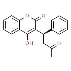 ChemSpider 2D Image | (R)-(+)-Warfarin | C19H16O4