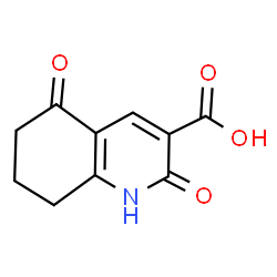ChemSpider 2D Image | 2,5-dioxo-1,6,7,8-tetrahydroquinoline-3-carboxylic acid | C10H9NO4