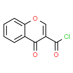 ChemSpider 2D Image | 4-Oxo-4H-chromene-3-carbonyl chloride | C10H5ClO3