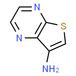 ChemSpider 2D Image | Thieno[2,3-b]pyrazin-7-amine | C6H5N3S