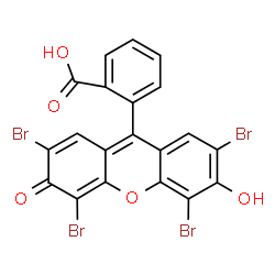 ChemSpider 2D Image | 2',4',5',7'-Tetrabromofluorescein | C20H8Br4O5