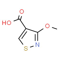 ChemSpider 2D Image | 3-Methoxy-1,2-thiazole-4-carboxylic acid | C5H5NO3S