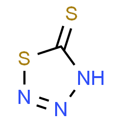 ChemSpider 2D Image | 1,2,3,4-Thiatriazole-5(2H)-thione | CHN3S2
