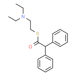 ChemSpider 2D Image | tifenamil | C20H25NOS