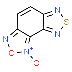 ChemSpider 2D Image | [1,2,5]Thiadiazolo[3,4-e][2,1,3]benzoxadiazole 1-oxide | C6H2N4O2S
