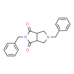 ChemSpider 2D Image | 2,5-Dibenzyltetrahydropyrrolo[3,4-c]pyrrole-1,3-dione | C20H20N2O2