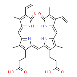 ChemSpider 2D Image | biliverdin | C33H34N4O6