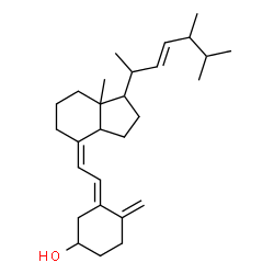 ChemSpider 2D Image | (5E,7Z,22E)-9,10-Secoergosta-5,7,10,22-tetraen-3-ol | C28H44O