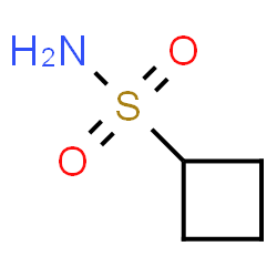 ChemSpider 2D Image | Cyclobutanesulfonamide | C4H9NO2S