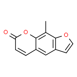 ChemSpider 2D Image | 9-Methyl-7H-furo[3,2-g]chromen-7-one | C12H8O3