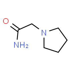 ChemSpider 2D Image | 2-(1-Pyrrolidinyl)acetamide | C6H12N2O