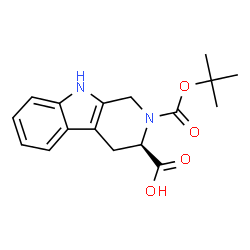 ChemSpider 2D Image | (R)-1,3,4,9-Tetrahydro-b-carboline-2,3-dicarboxylic acid 2-tert-butyl ester | C17H20N2O4