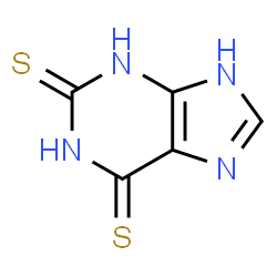 ChemSpider 2D Image | 2,6-Dimercaptopurine | C5H4N4S2